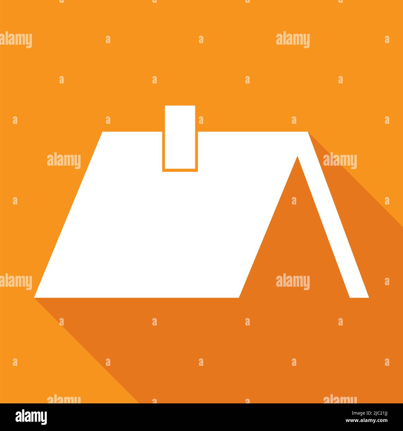 Roofs house silhouette icon, city concept template panorama, landscape ...