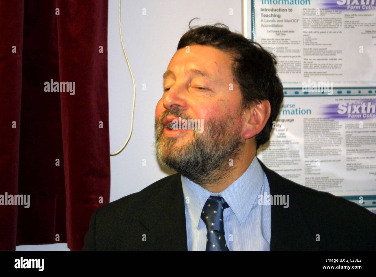 Portrait Of British Politician David Blunkett 2002 Stock Photo - Alamy