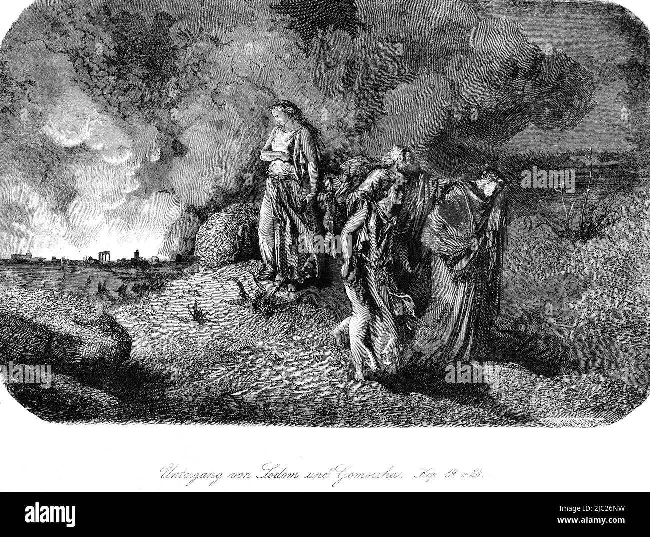 Sodom and gomorrah Black and White Stock Photos & Images - Alamy