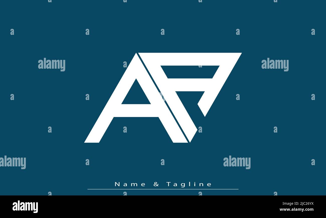 Alphabet letters Initials Monogram logo AA Stock Vector