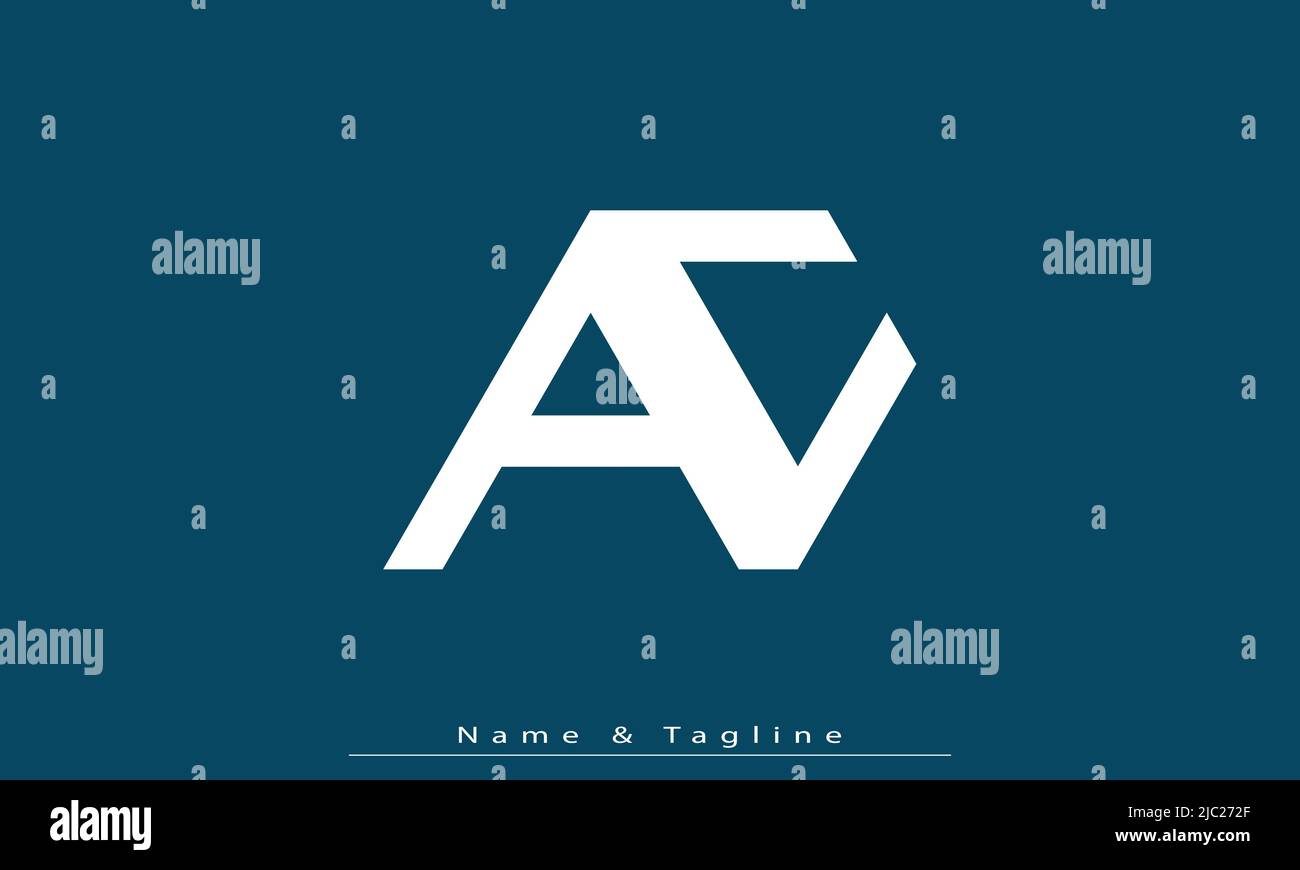 Alphabet letters Initials Monogram logo AC , CA Stock Vector