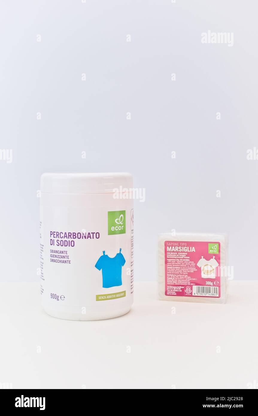 domestic laundry detergents and soap for hand washing and washing machine Stock Photo Alamy