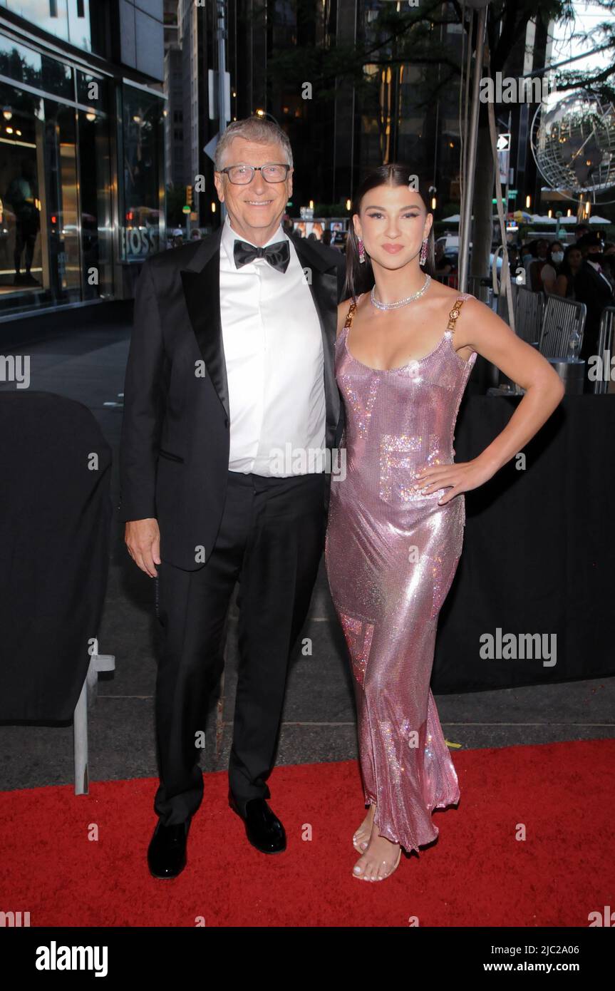 New York, United States. 09th June, 2022. Bill Gates and Phoebe Gates