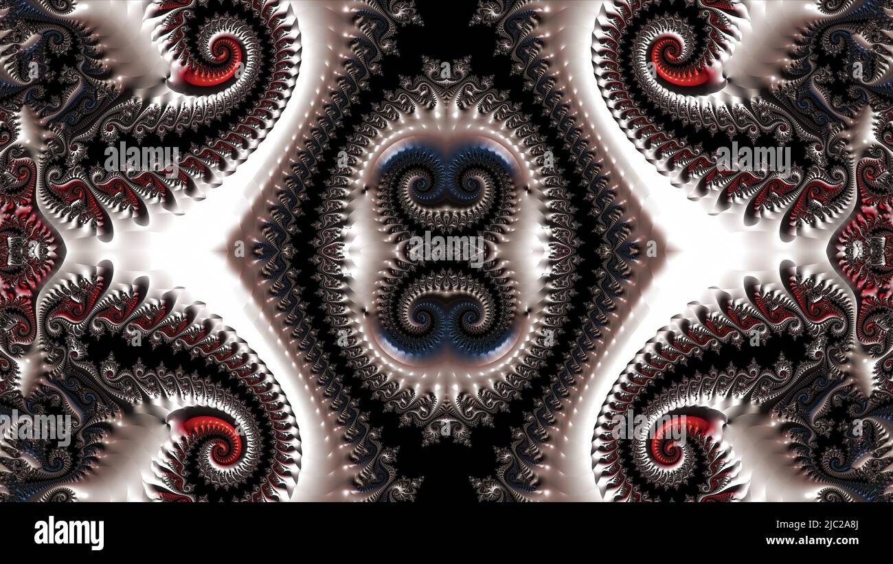 Abstract Computer generated Fractal design. A fractal is a never-ending ...