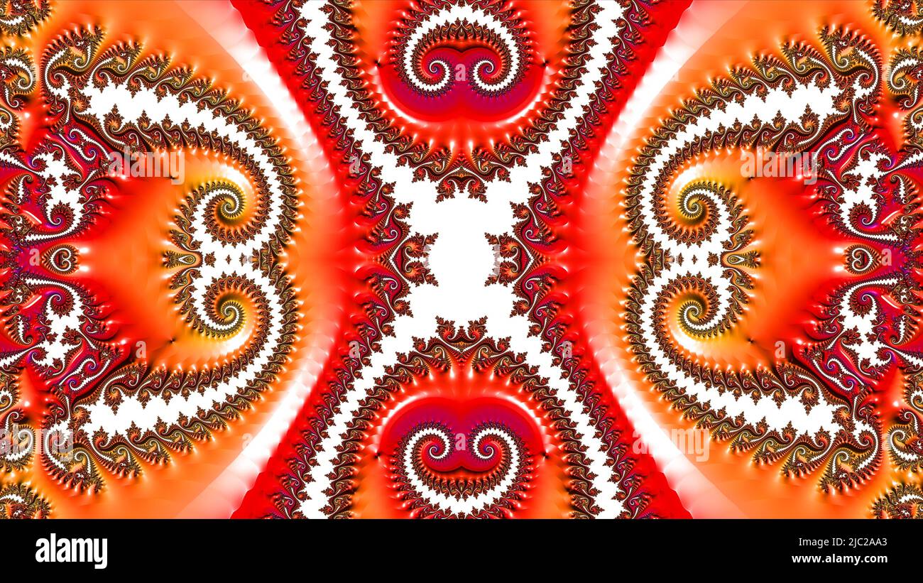 Abstract Computer generated Fractal design. A fractal is a never-ending ...