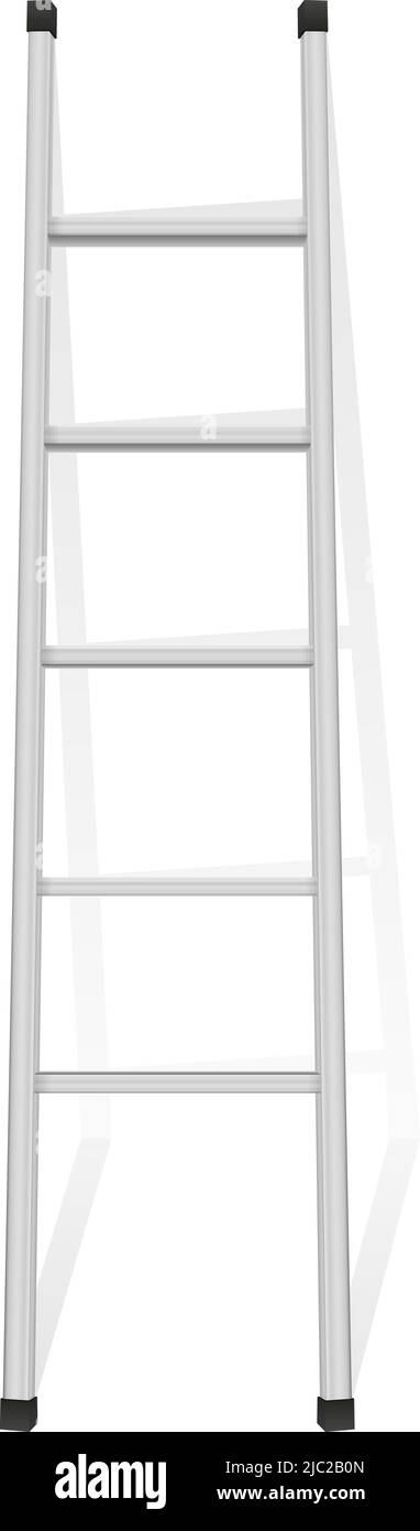 Ladder on a white background. Vector illustration. Stock Vector