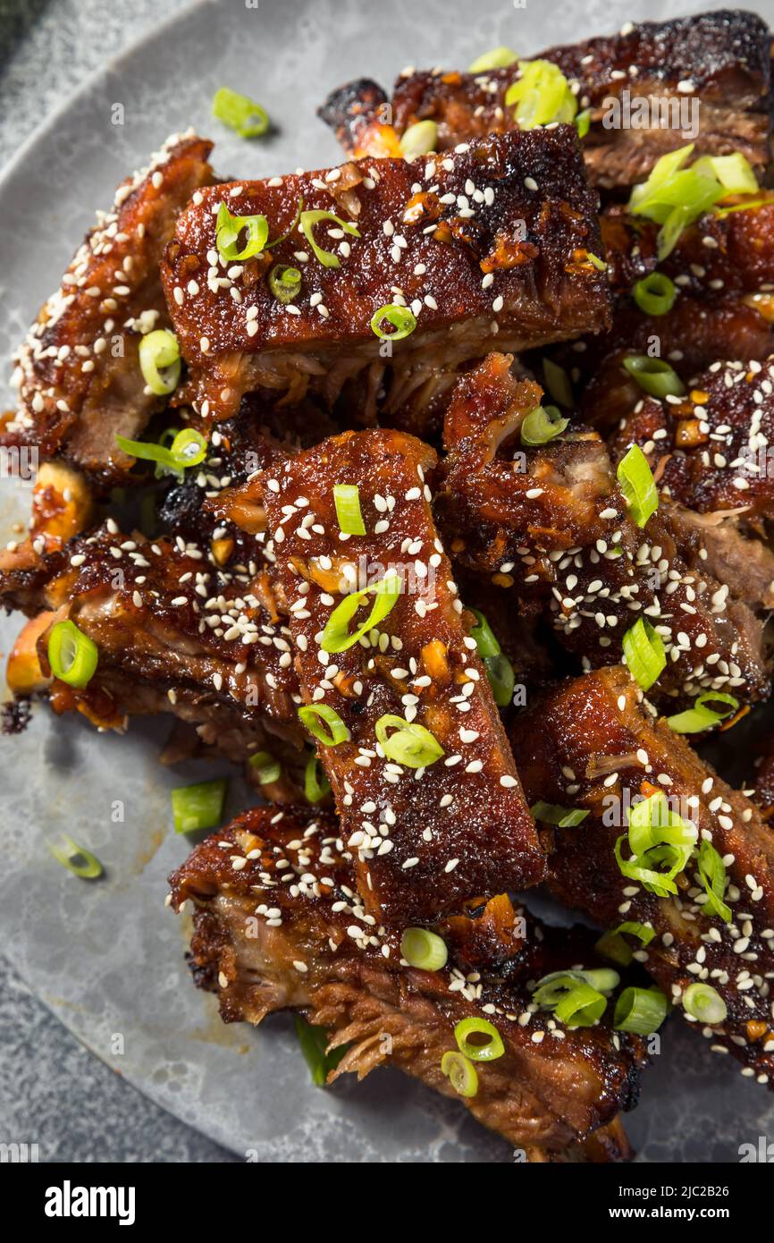 Asian baby back ribs hi-res stock photography and images - Alamy