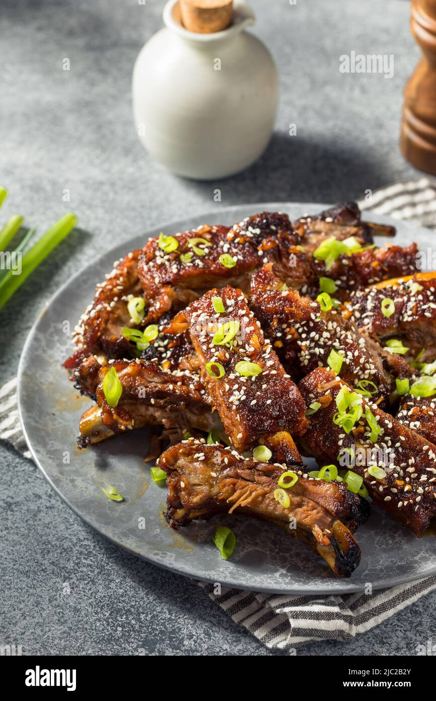 Asian baby back ribs hi-res stock photography and images - Alamy