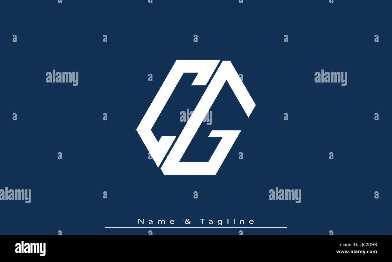 Letter cg logo hi-res stock photography and images - Alamy