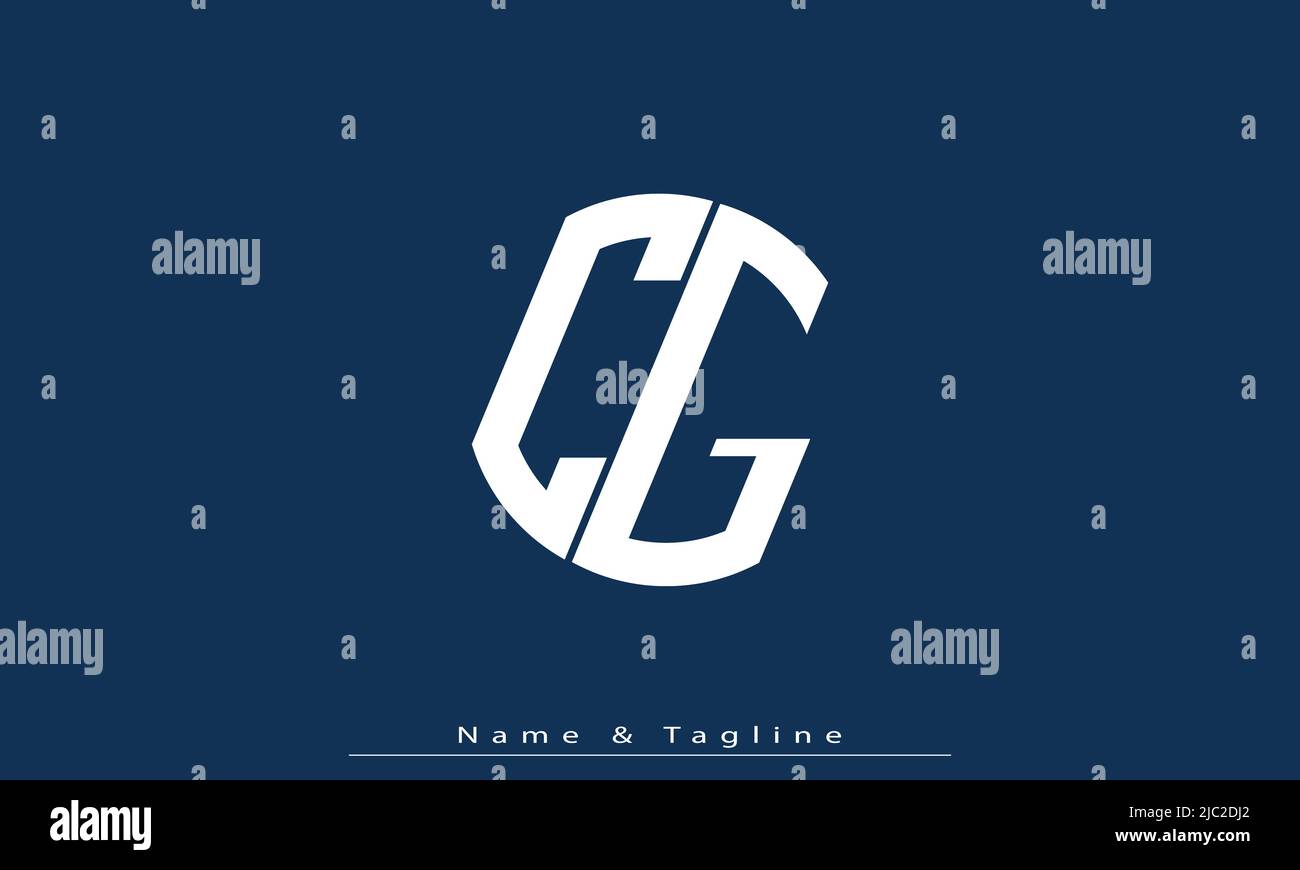 Letter cg logo hi-res stock photography and images - Alamy