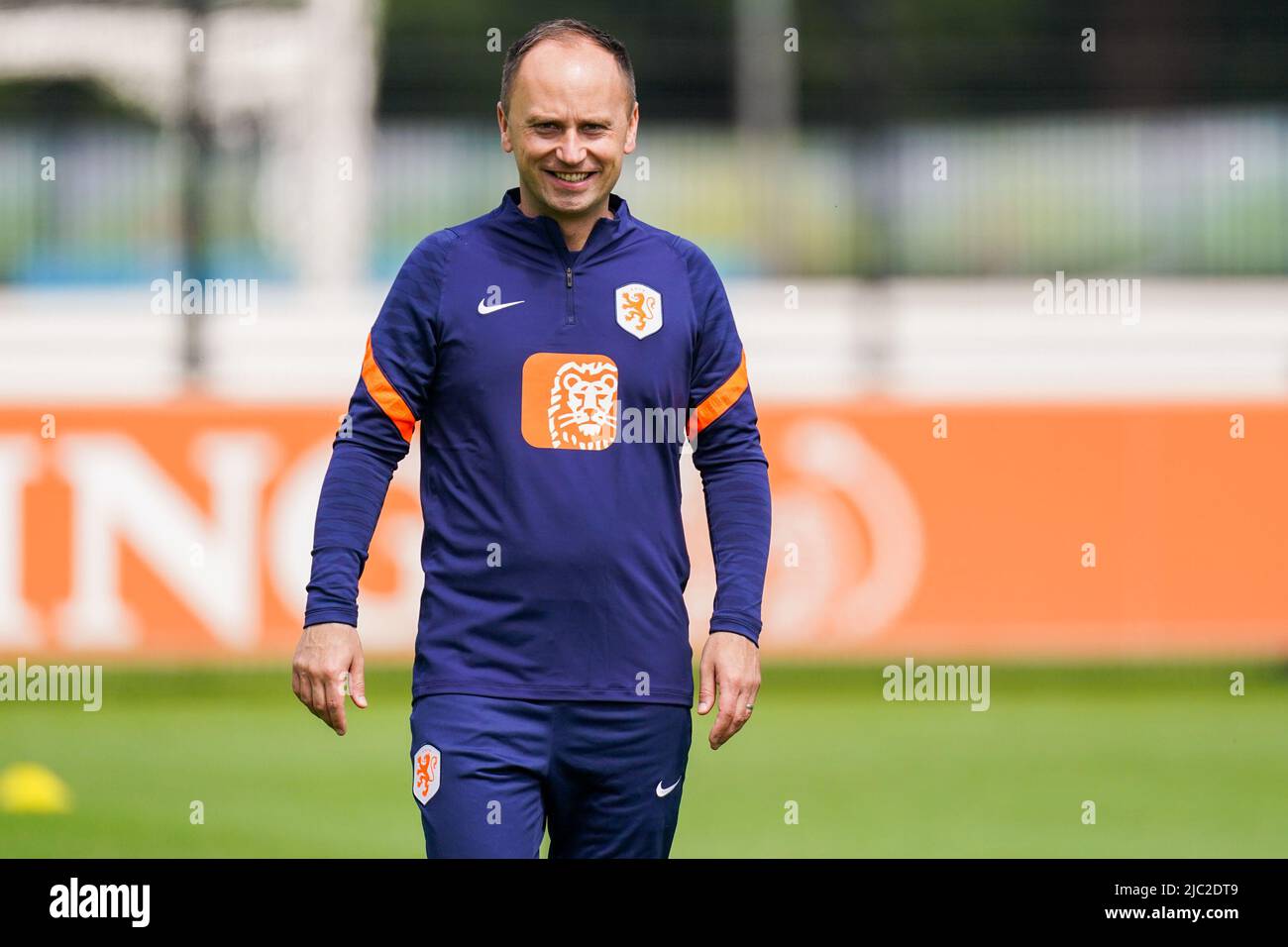 ZEIST, NETHERLANDS JUNE 9 Coach Mark Parsons of the Netherlands