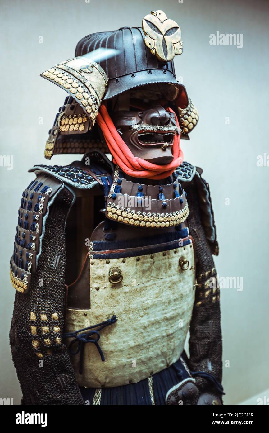 Traditional Japanese Warrior Clothing Stock Photo