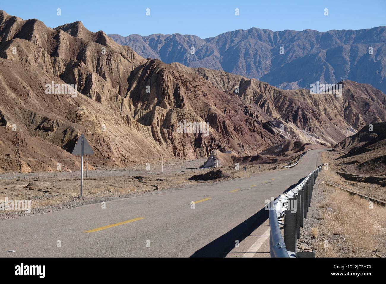 Road in Iran's mountains Stock Photo