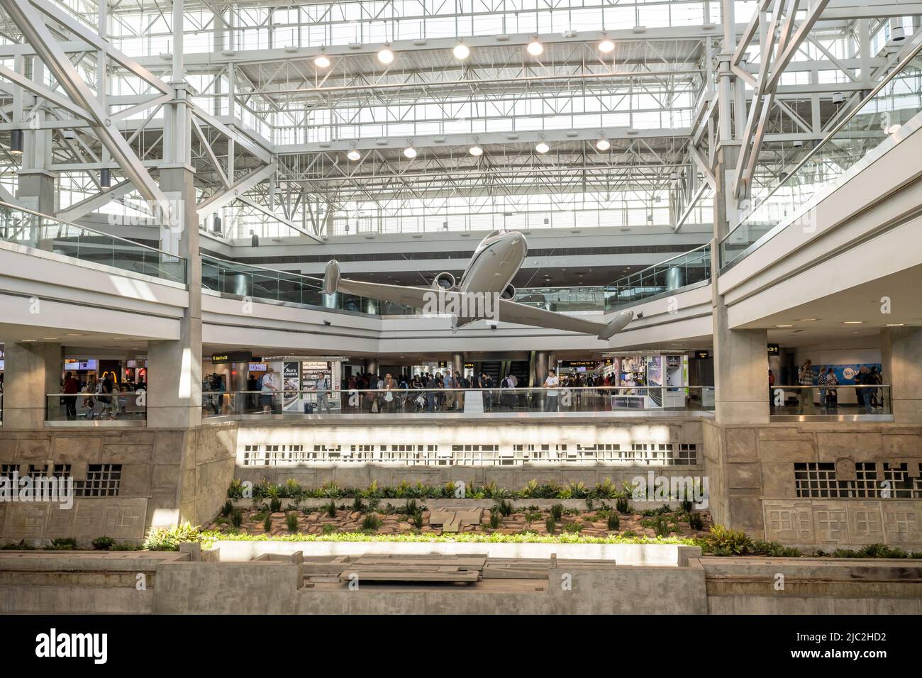 Denver, Colorado, May 30, 2022. Inside the Denver International airport