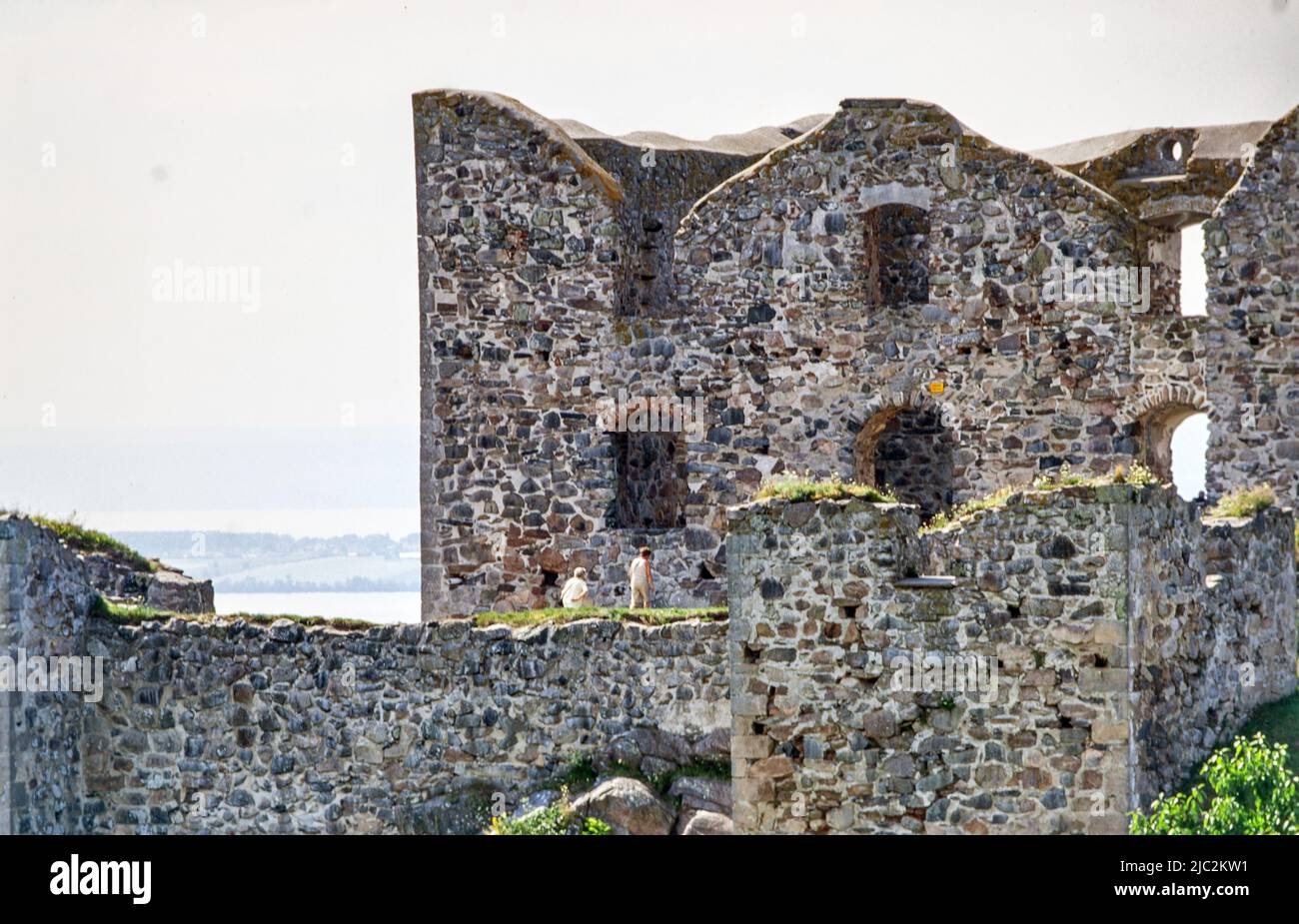 Ruins of the Brahehus Castle, near Granna, Smaland, Sweden Stock Photo ...
