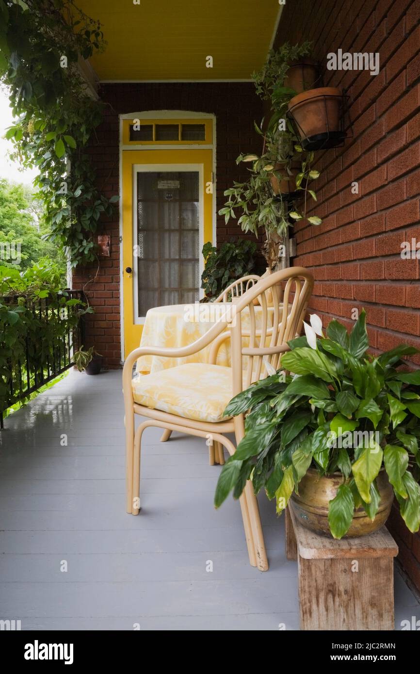 Rattan planters hi-res stock photography and images - Alamy