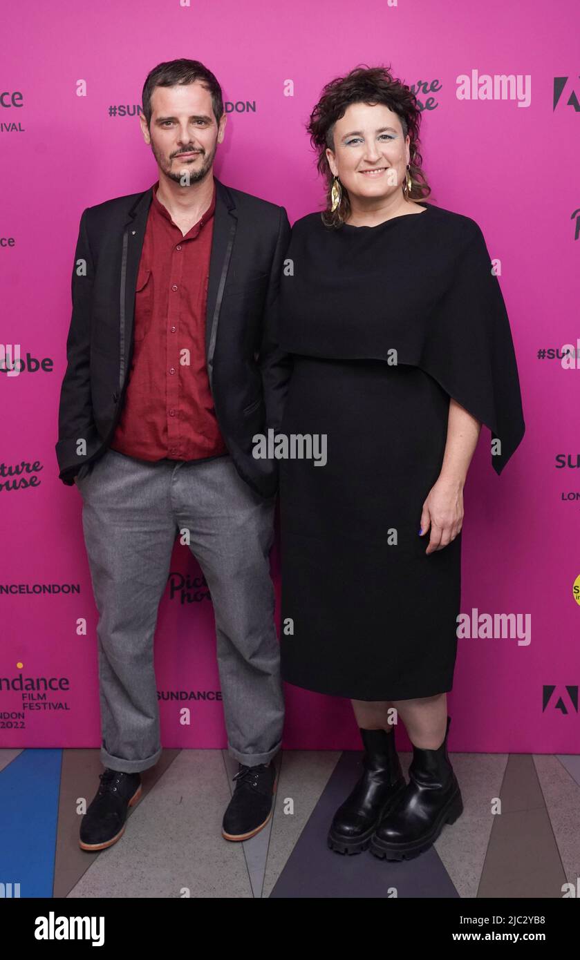 Bryan Mason and Sophie Hyde arriving for the UK premiere Good Luck to ...