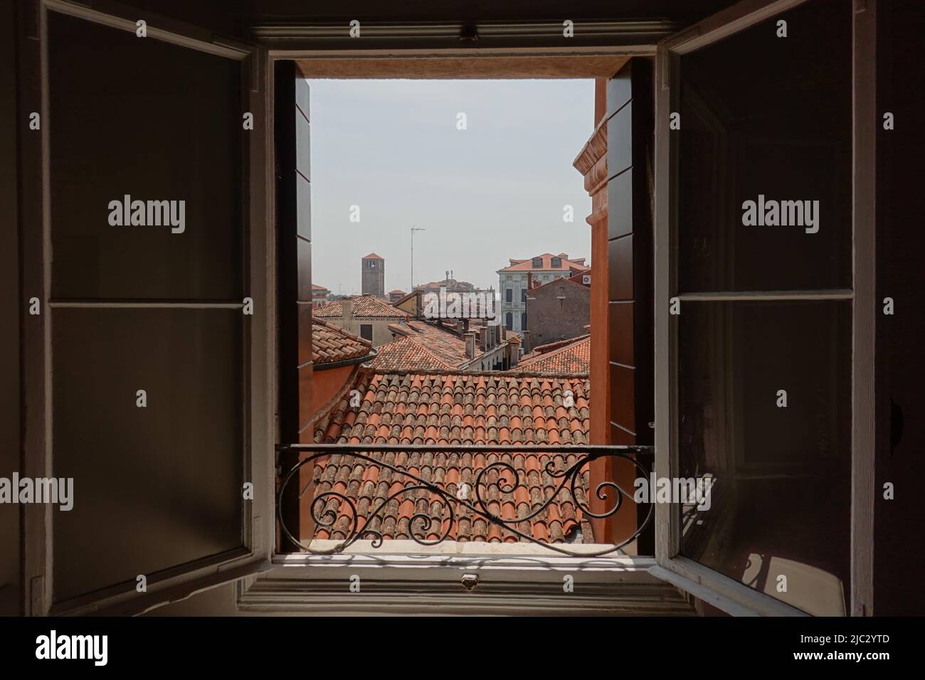 Venedig, Ausblick vom Palazzo Moro // Venice, Palazzo Moro Stock Photo