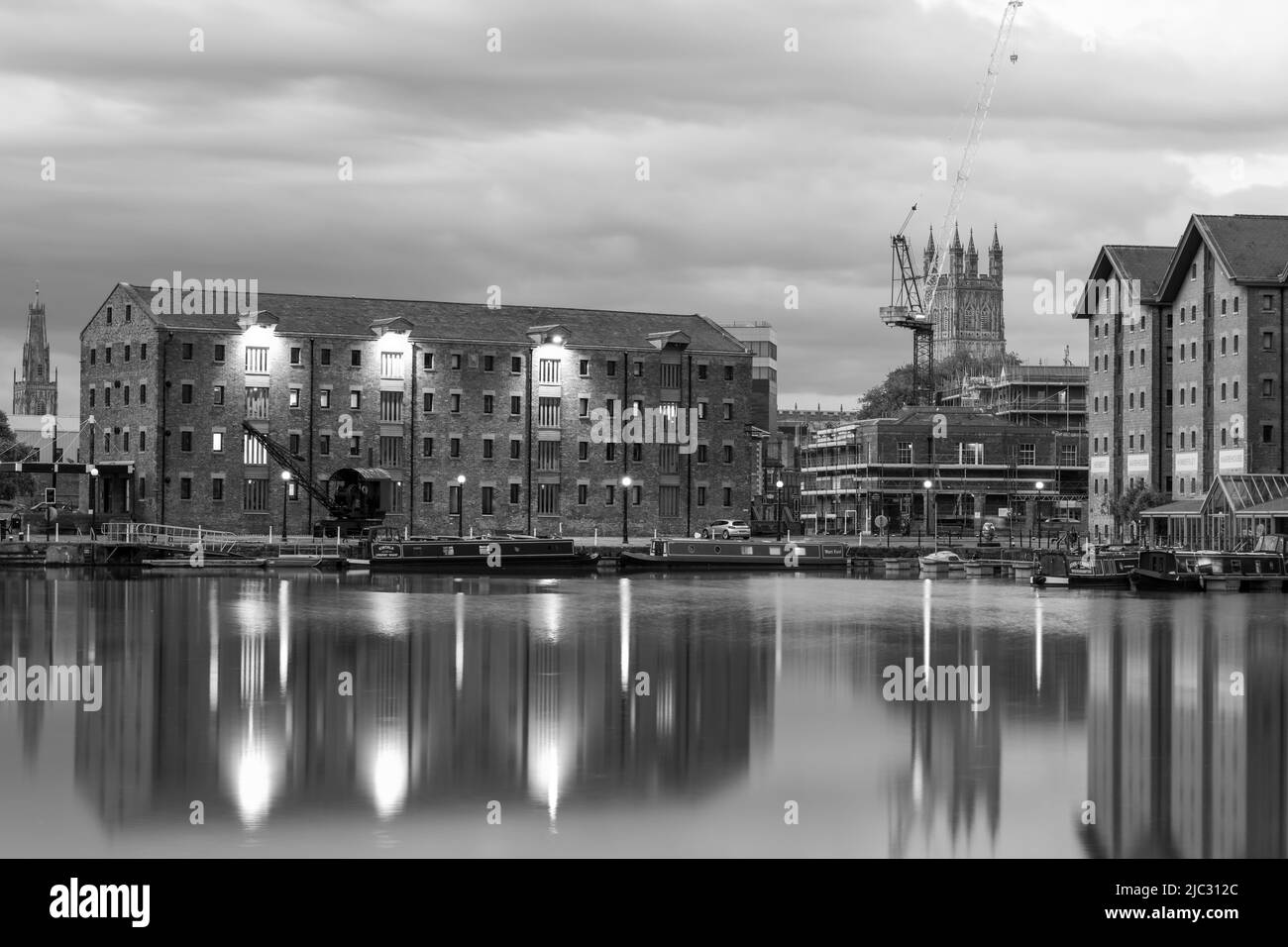 Gloucester quay Black and White Stock Photos & Images - Alamy