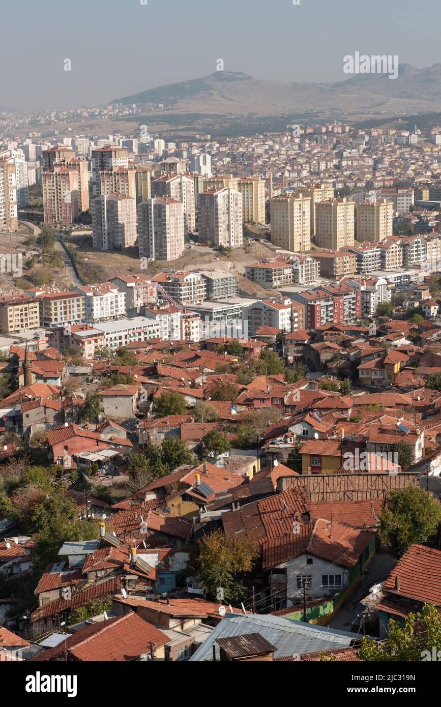 Ankara, Turkey. 17th Nov, 2020. Modern property construction alongside