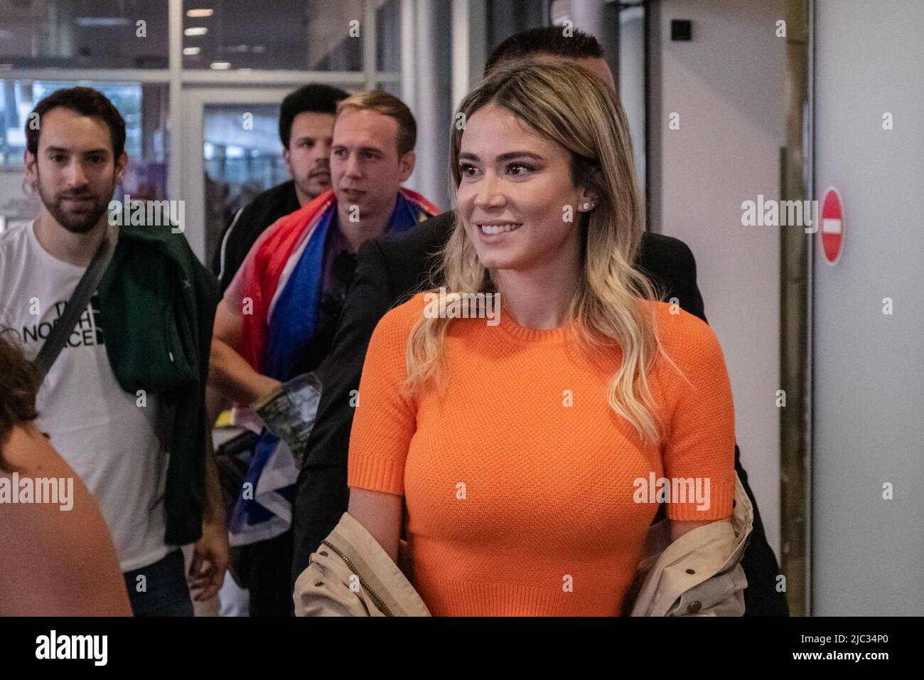 Diletta Leotta arrives in Zadar, Croatia 09.06.2022., Zadar - Sports