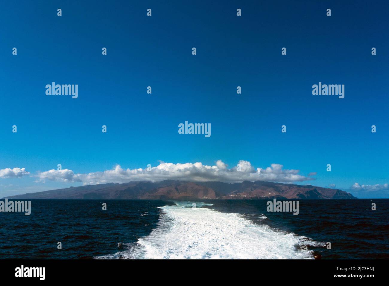 La Gomera, Canary Islands: panoramic view of the island Stock Photo