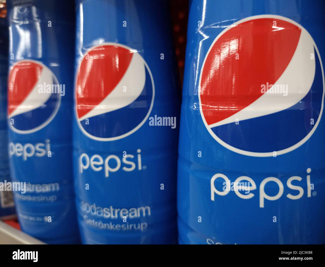 June 8, 2022, Vilshofen on the Danuba, Bavaria, Germany: Pepsi bottles seen  at Penny store. (Credit Image: © Igor Golovniov/SOPA Images via ZUMA Press  Wire Stock Photo - Alamy