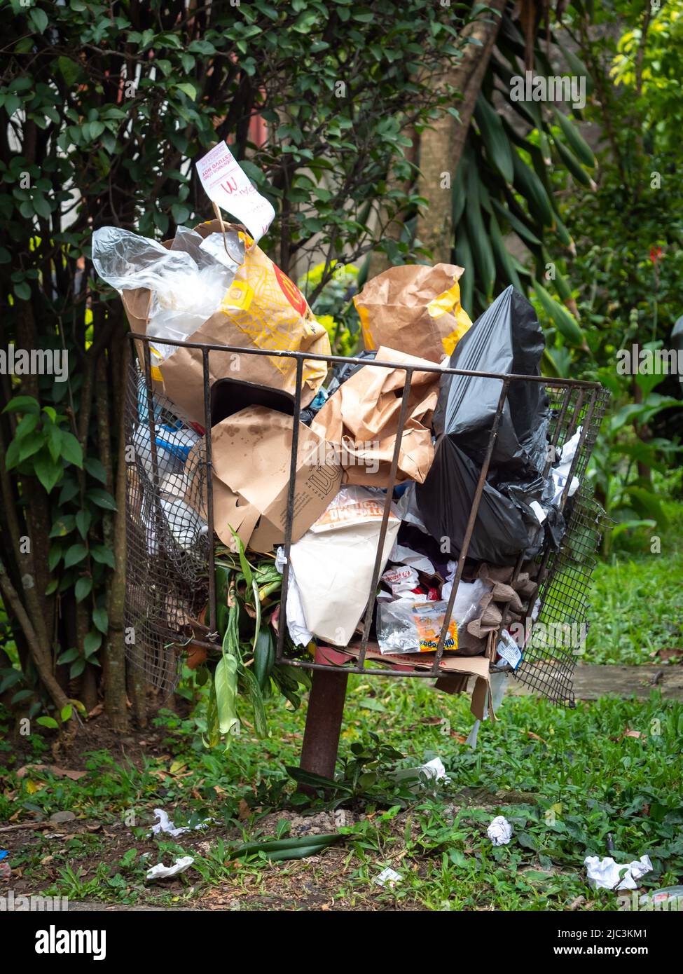 Medellin, Antioquia, Colombia February 19 2022 Garbage Bags