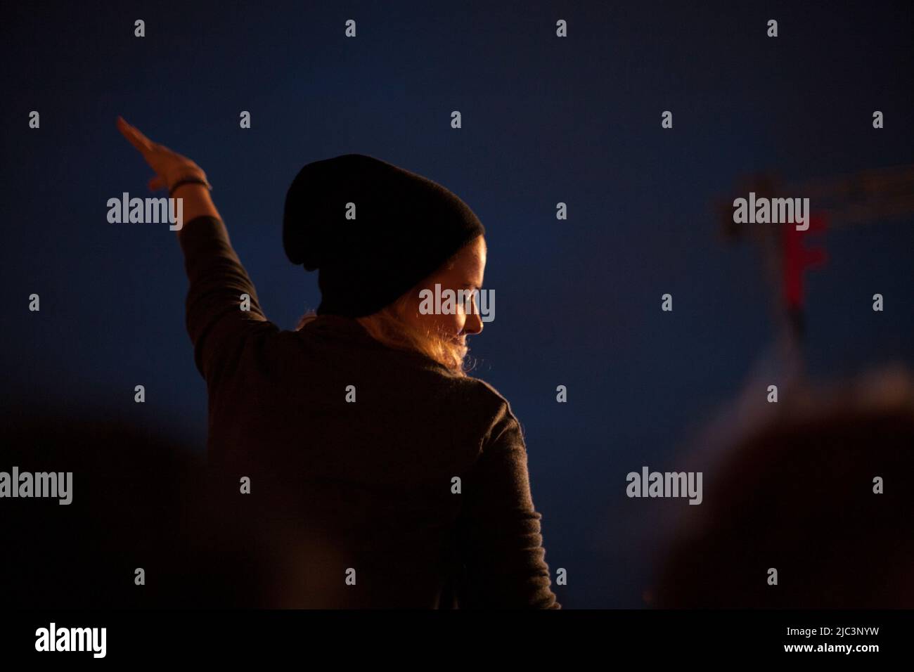 Crowd arms air hi-res stock photography and images - Alamy