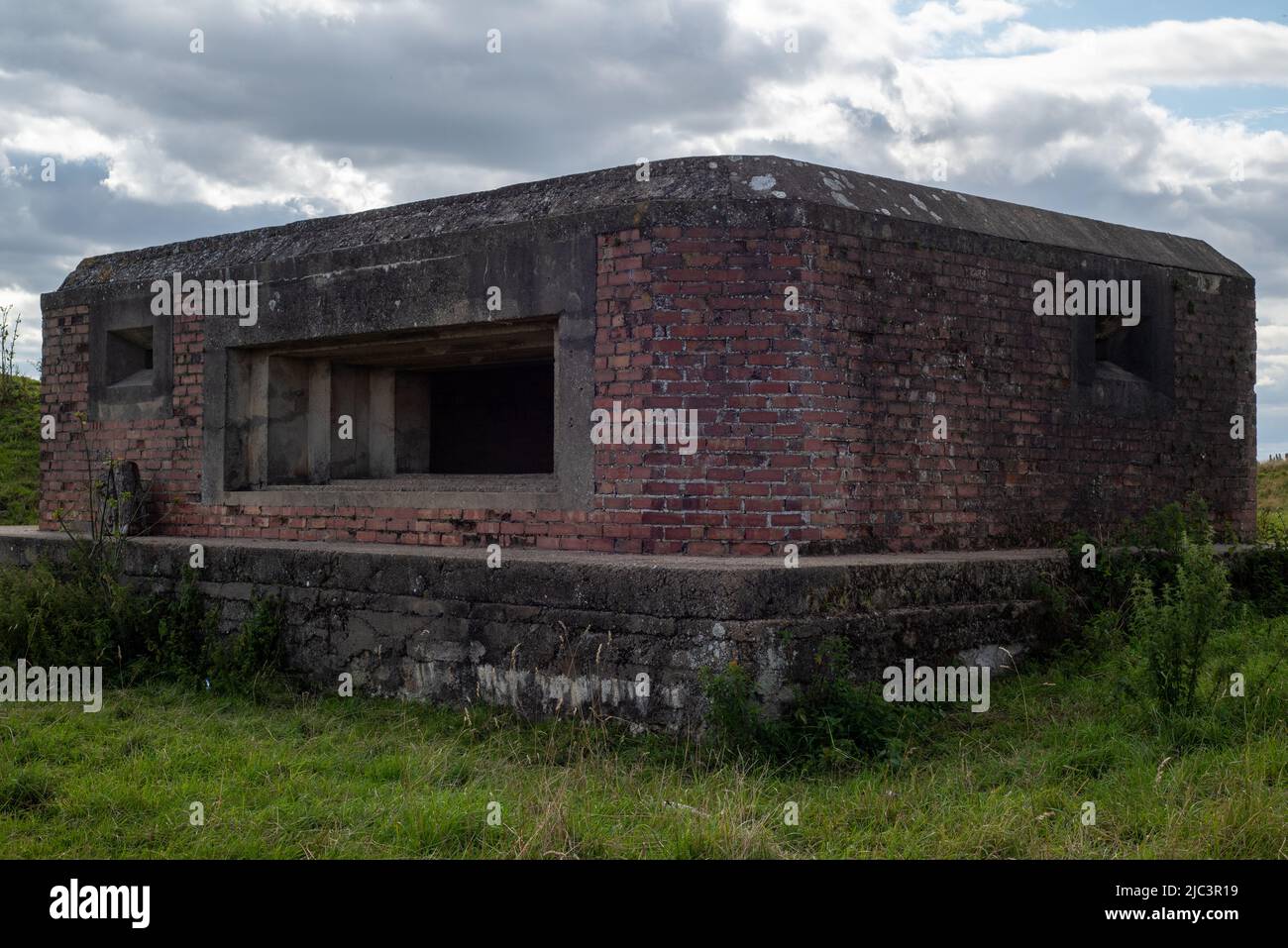 World War 2 Pillbox, Oxfordshire Stock Photo Alamy