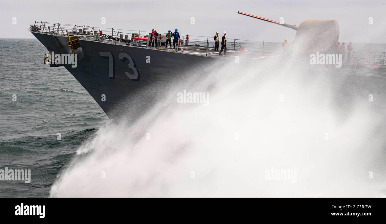 Uss Decatur 220607-N-LY962-1068 PACIFIC OCEAN (June 7, 2022) The Areleigh Burke ...