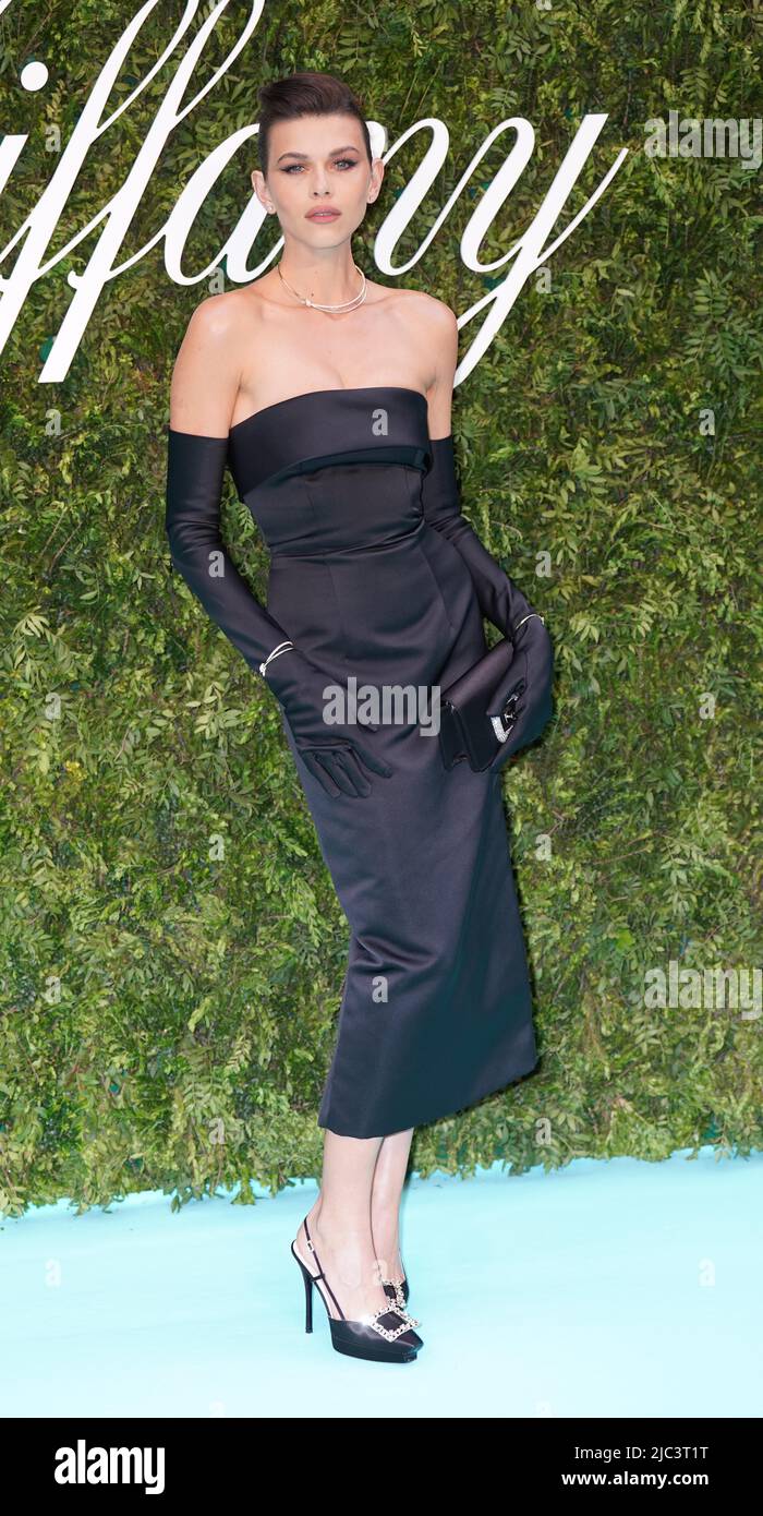 Georgia Fowler arrives for the House of Tiffany & Co Vision and