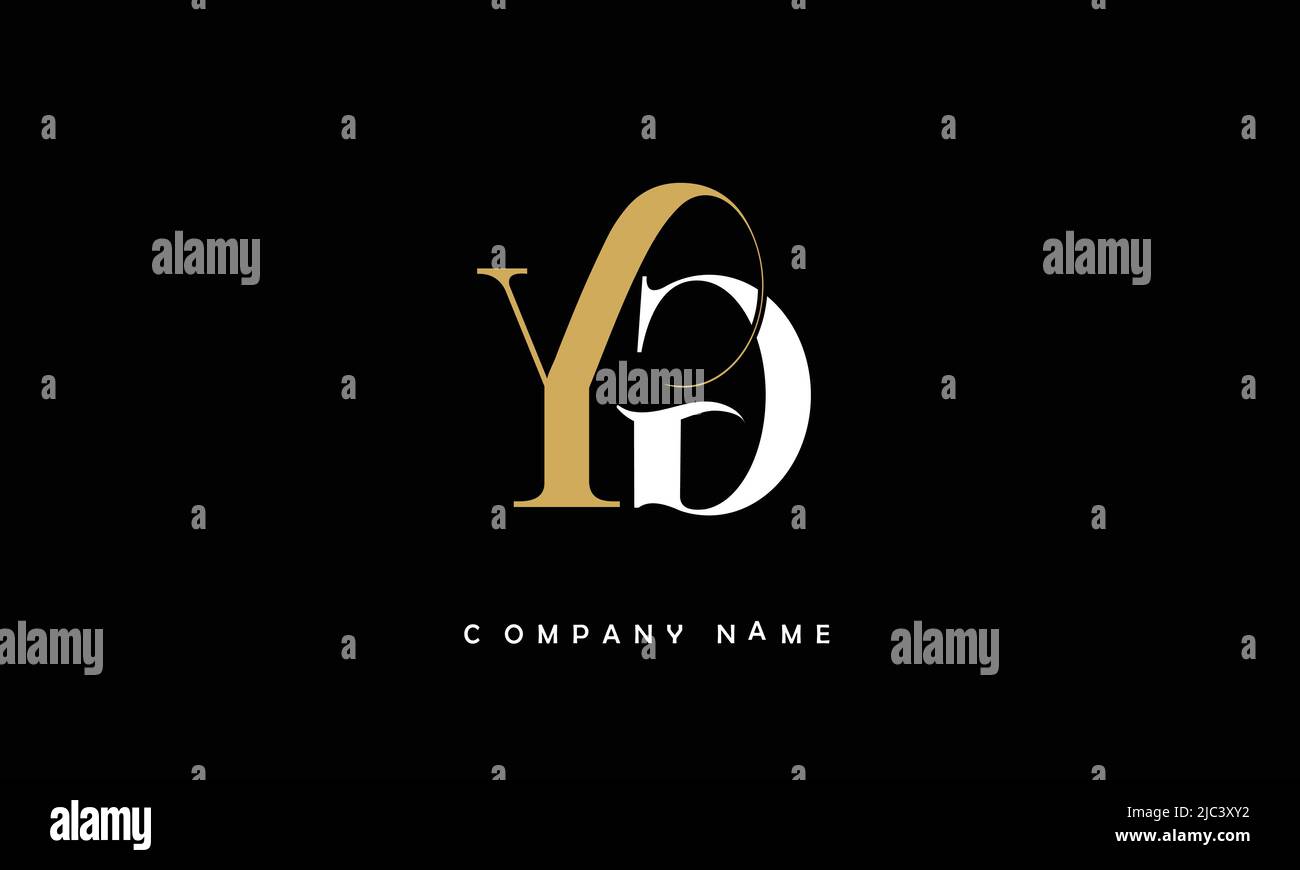 YG, GY Alphabets Letters Logo Monogram Stock Vector