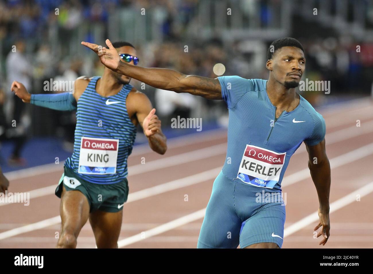 June 9, 2022, Rome, Italy KERLEY Fred (USA) during Golden Gala Pietro