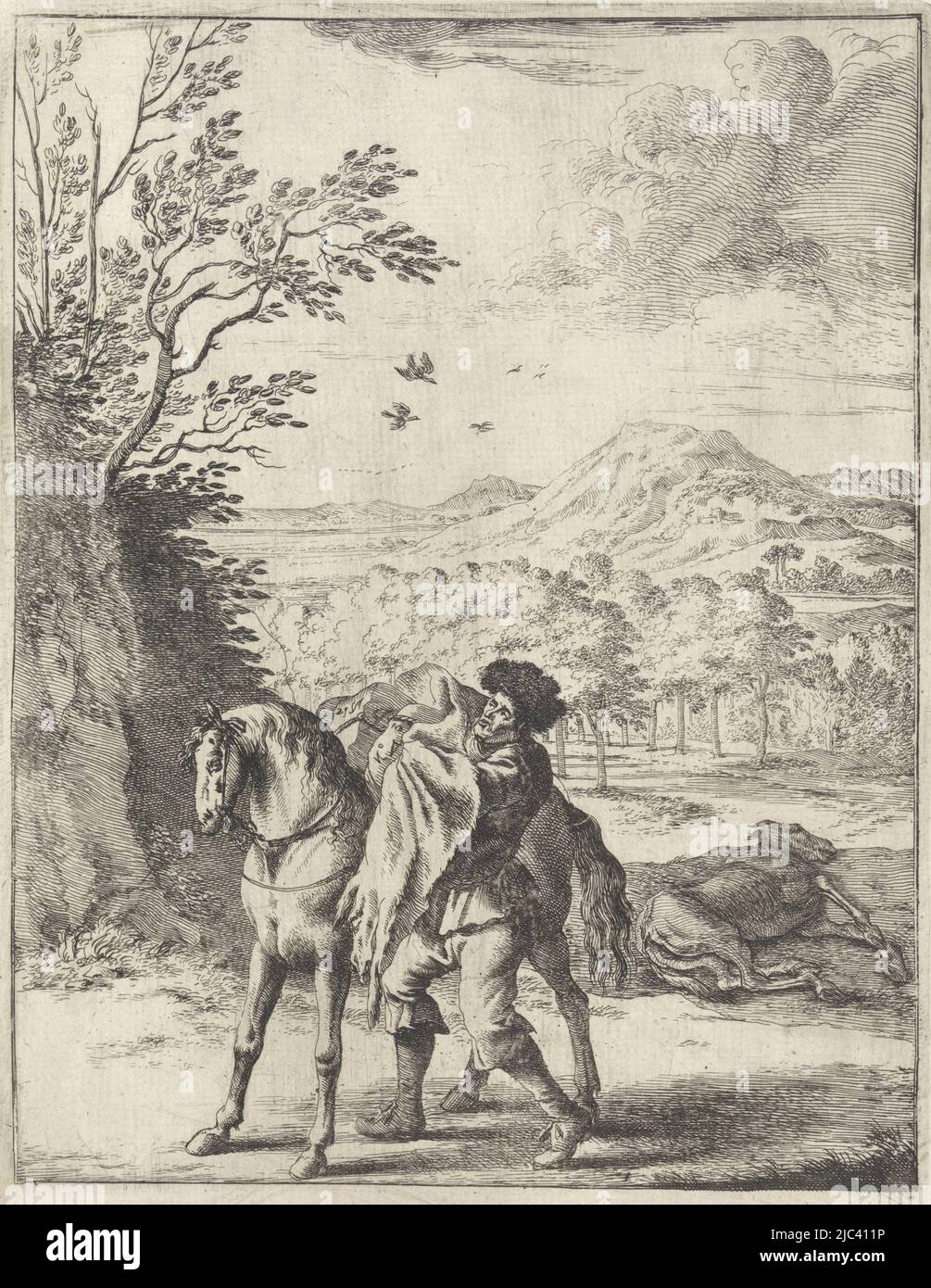 The donkey has asked the horse to take over some of its cargo, but the ...