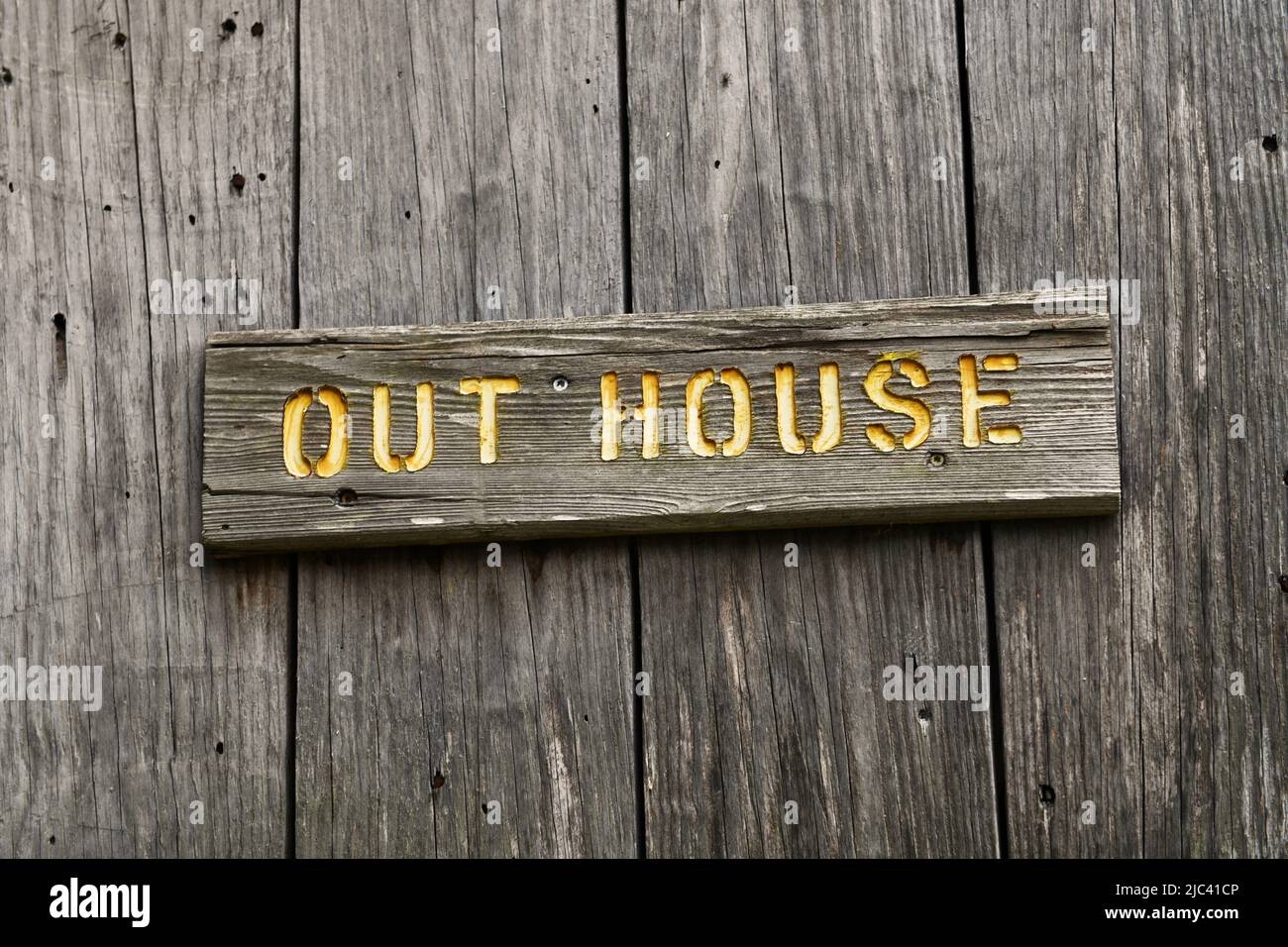 Out House. Stock Photo