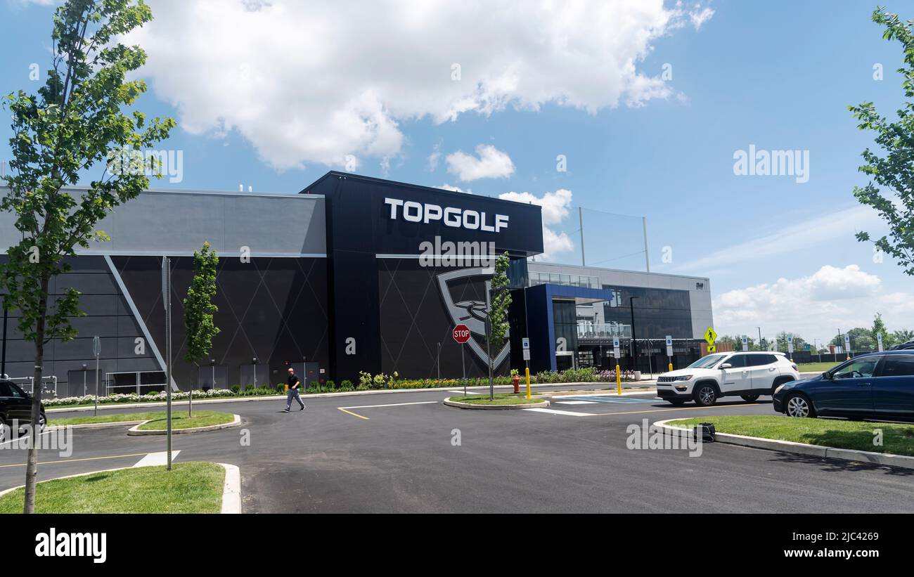 Recently open great Topgolf Philadelphia - Philadelphia , PA, USA Stock Photo