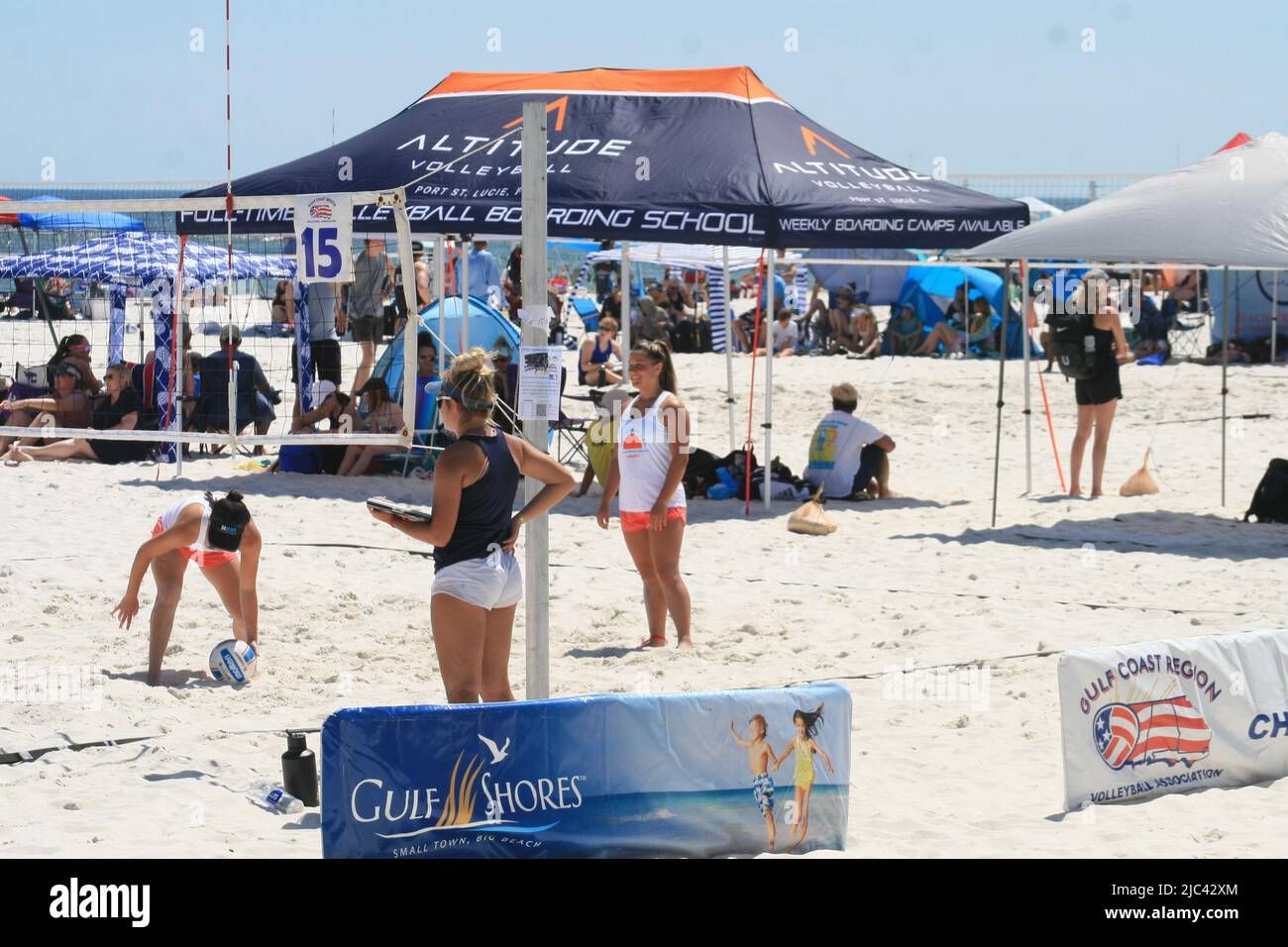 Gulf Coast Beachfest 2022 in Gulf Shores, Alabama, USA Beach Volleyball