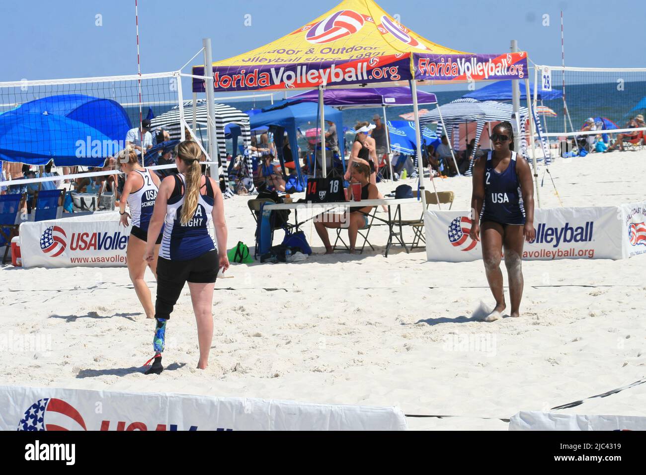 Gulf Coast Beachfest 2022 in Gulf Shores, Alabama, USA Beach Volleyball