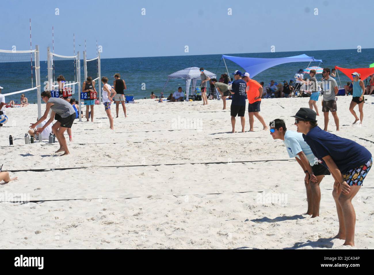 Gulf Coast Beachfest 2022 in Gulf Shores, Alabama, USA Beach Volleyball