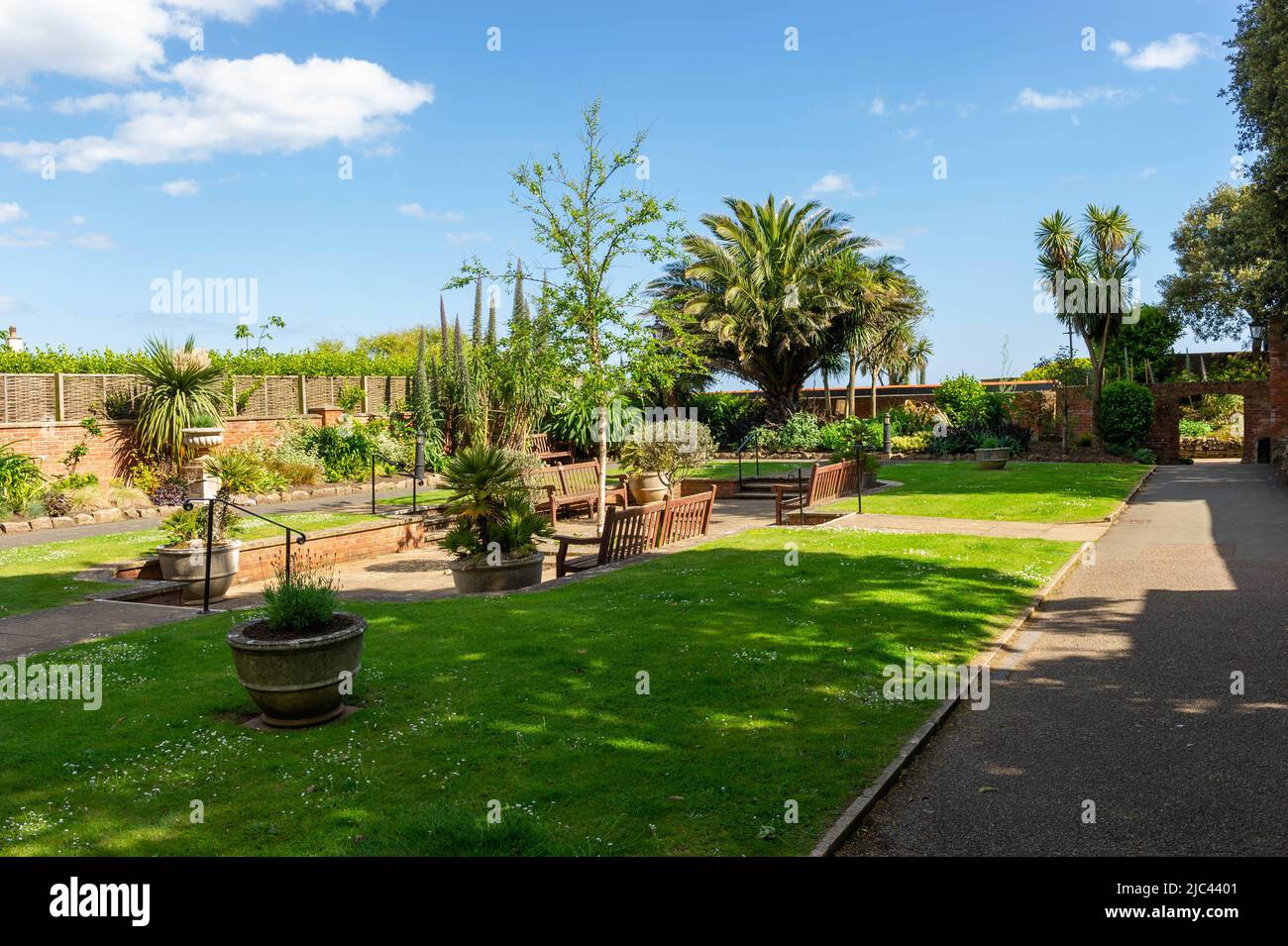 Connaught Gardens, Sidmouth, East Devon, England Stock Photo Alamy