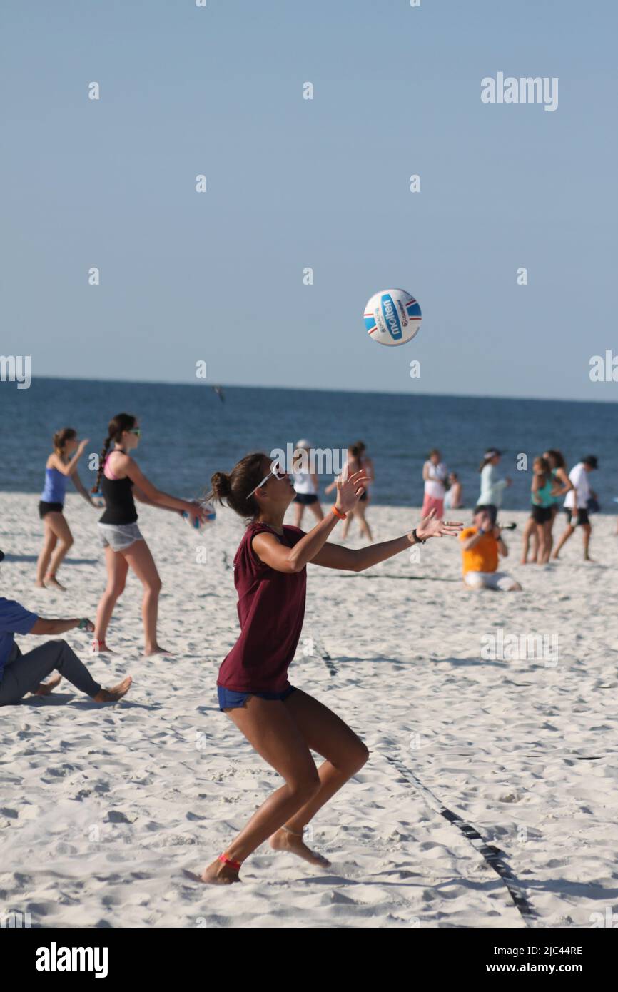 Gulf Coast Beachfest 2022 in Gulf Shores, Alabama, USA Beach Volleyball