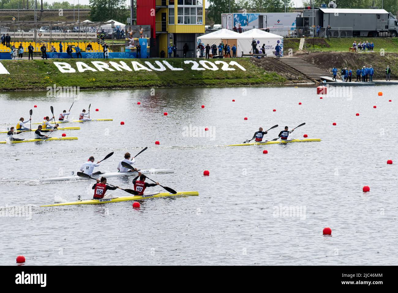 May 23, 2021. Barnaul, Altai region, Russia. II stage of the ICF Kayak