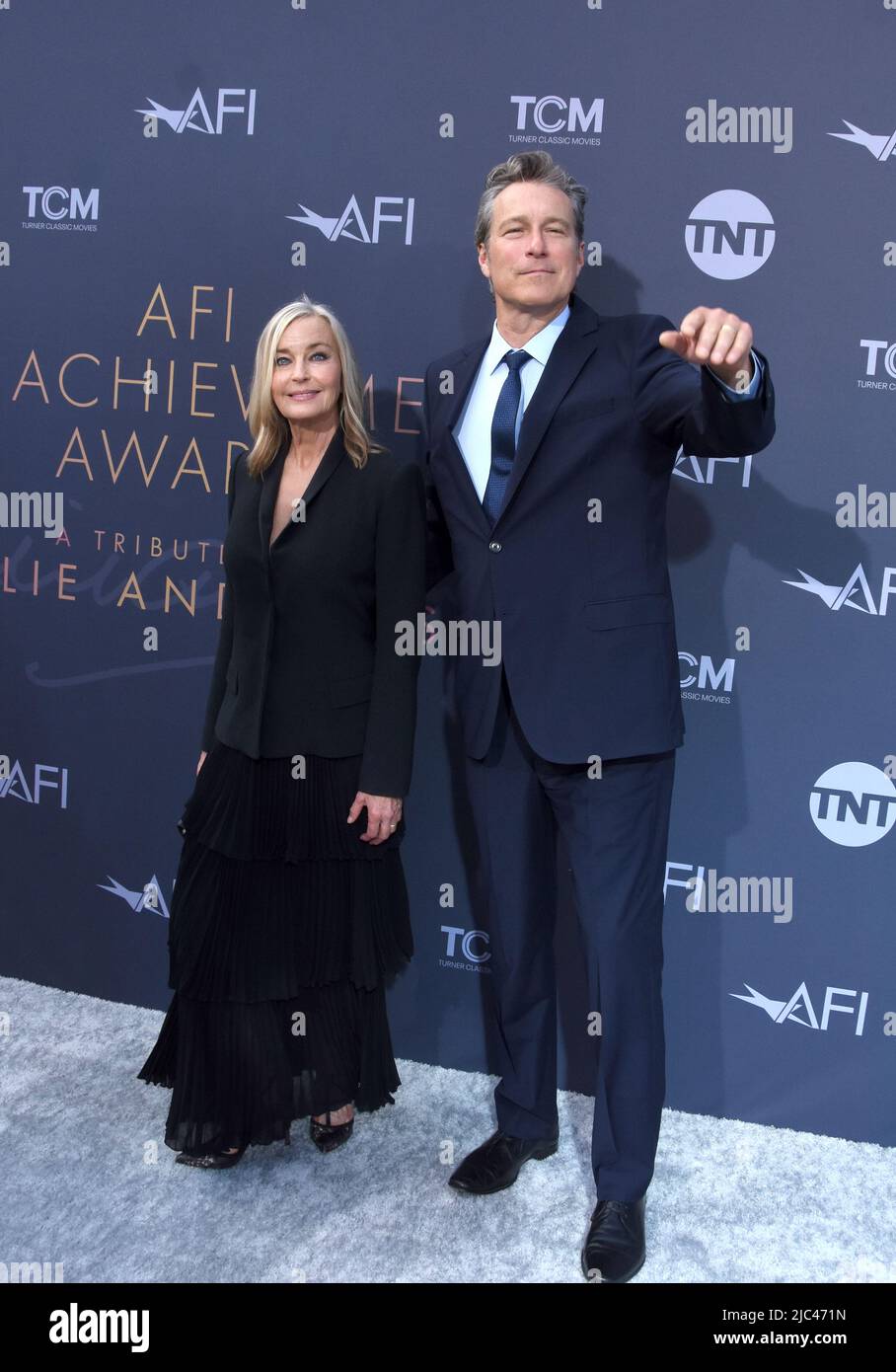 Hollywood, California, USA 9th June 2022 Actress Bo Derek and Actor John Corbett attend American Film Institute Life Achievement Award Tribute Gala to Julie Andrews at Dolby Theatre on June 9, 2022 in Hollywood, California, USA. Photo by Barry King/Alamy Live News Stock Photo