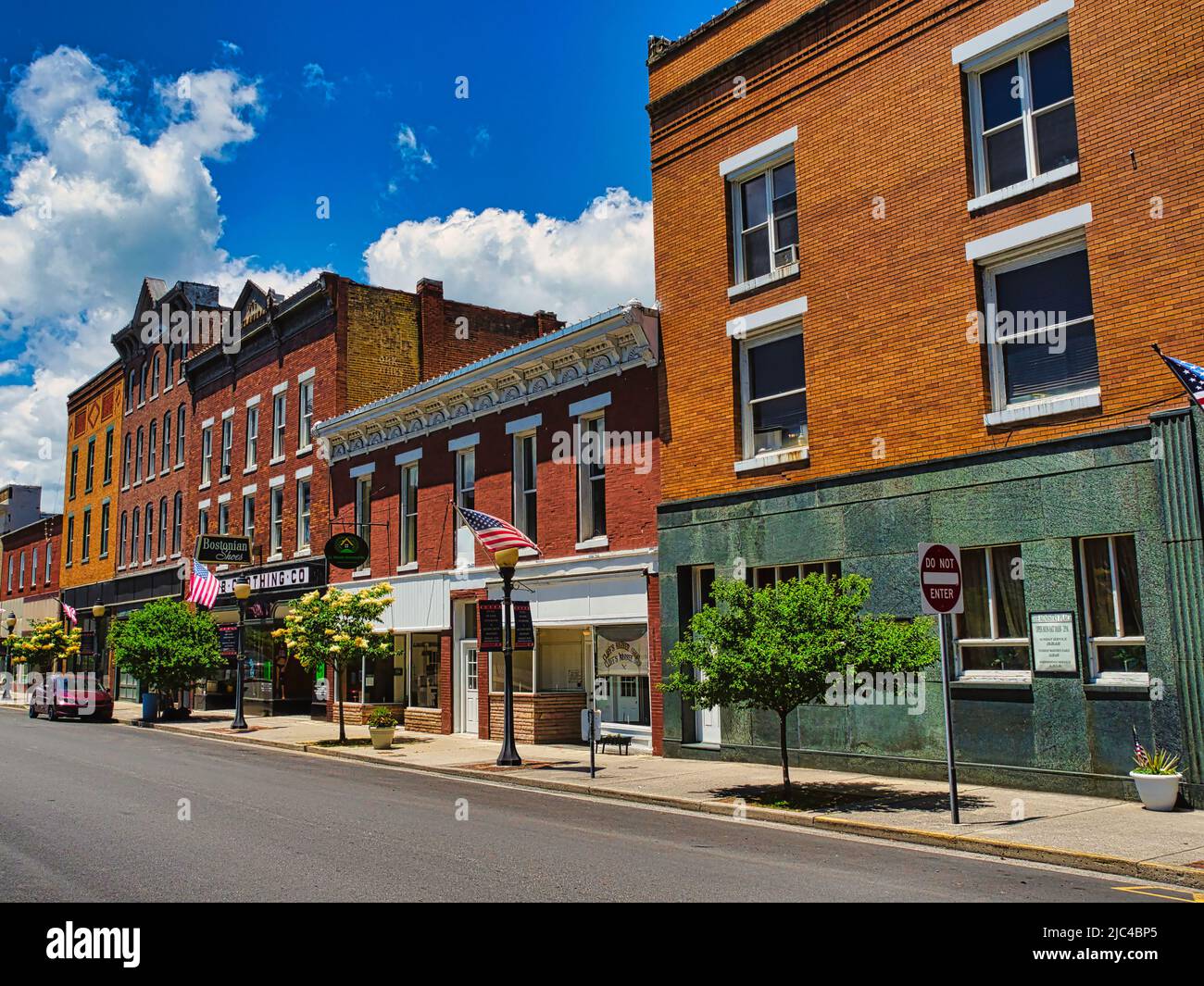 downtown Hinton WV USA Stock Photo Alamy