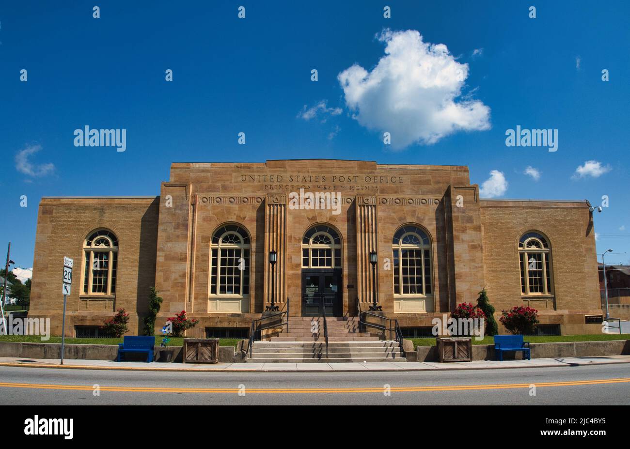 Post Office Princeton WV USA Stock Photo