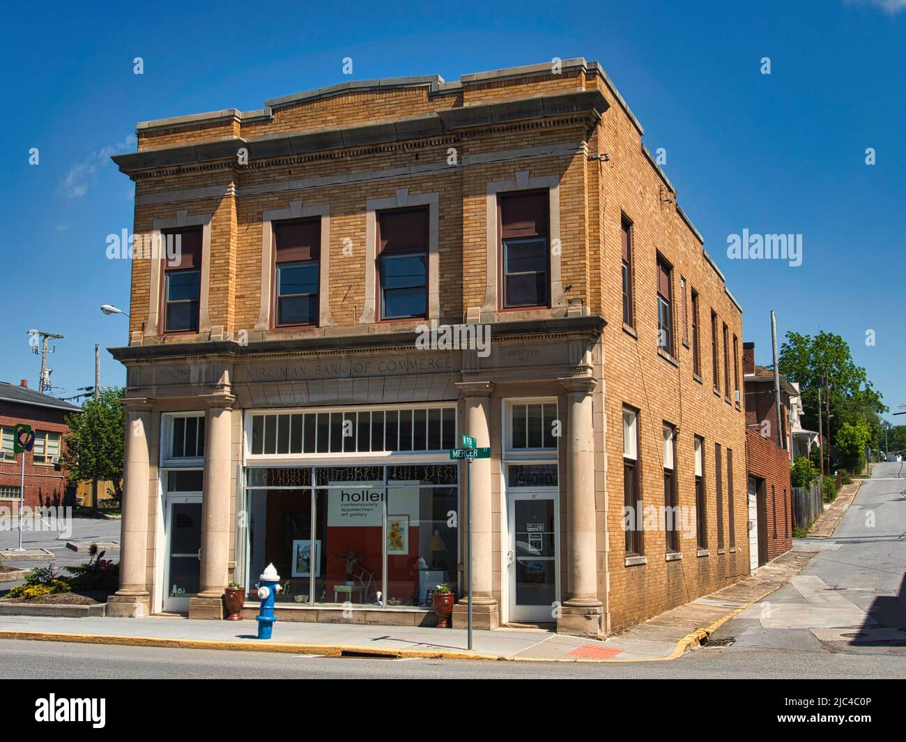 Virginia bank of commerce building in Princeton WV Stock Photo