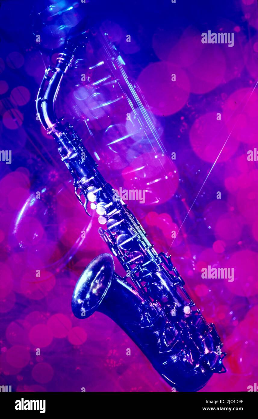 Saxophone, music instrument, saxophones, music instrument Stock Photo