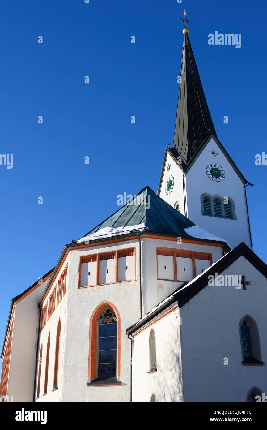 Church of St. Pelagius, Weitnau, Allgaeu, Bavaria, Germany Stock Photo Alamy