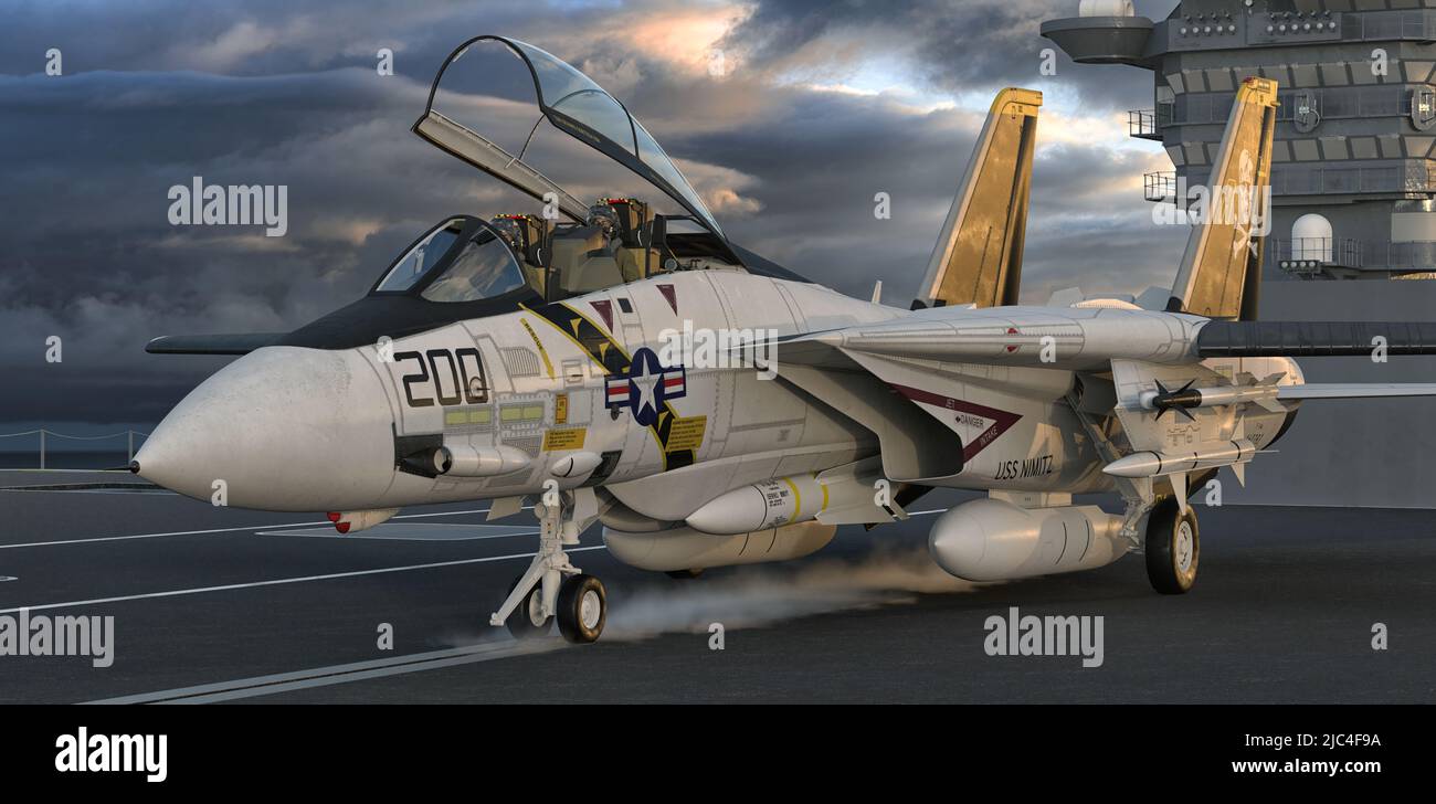 The legendary Grumman F14 Tomcat one of the world's most famous
